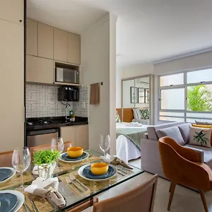  Apartamento Kit Net - Ii, Moderna E Aconchegante